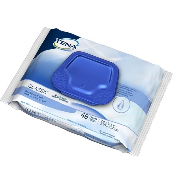 TENA Washcloths, Classic