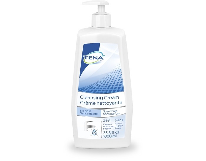 TENA Scent-Free Wash Cream,  1L