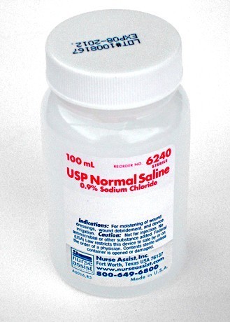 Normal Saline Bottle