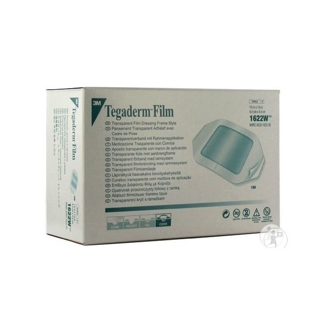 Wound Care, Tegaderm Film, 4"x4.75"
