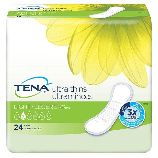 TENA Intimates Ultra Thin Light Long Pads