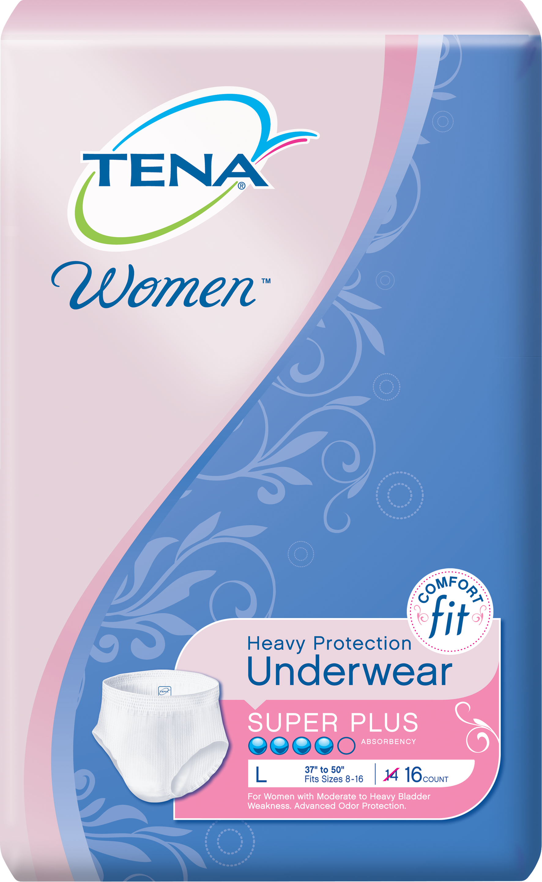 TENA Protective Underwear Women Super Plus-Large