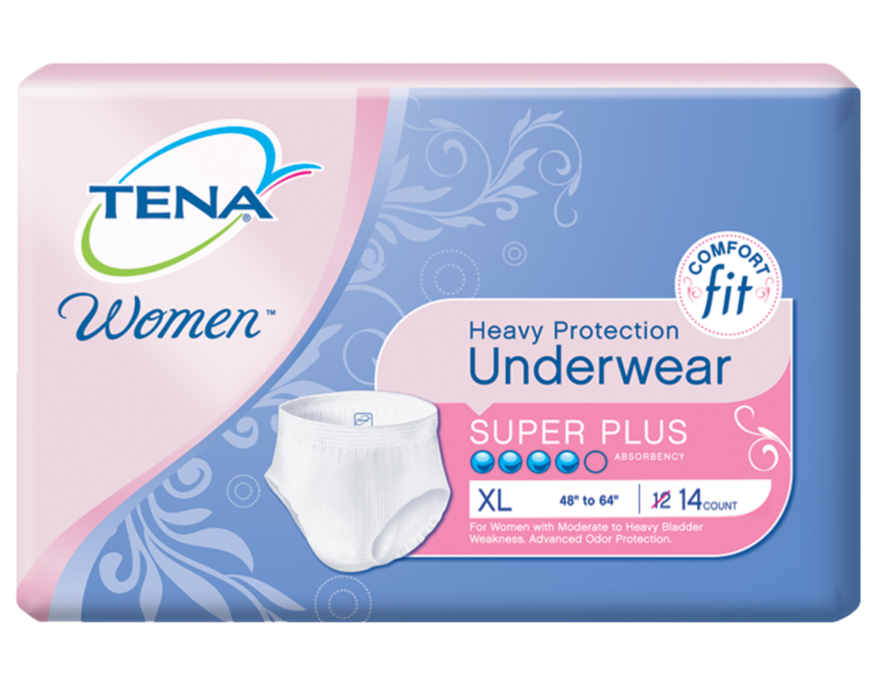 TENA Protective Underwear Women Super Plus-X-Large
