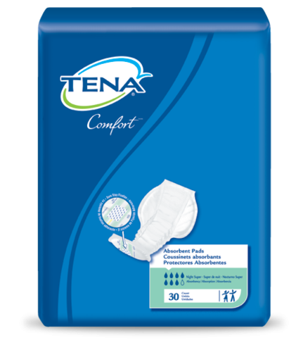 TENA Comfort Night Super Pads