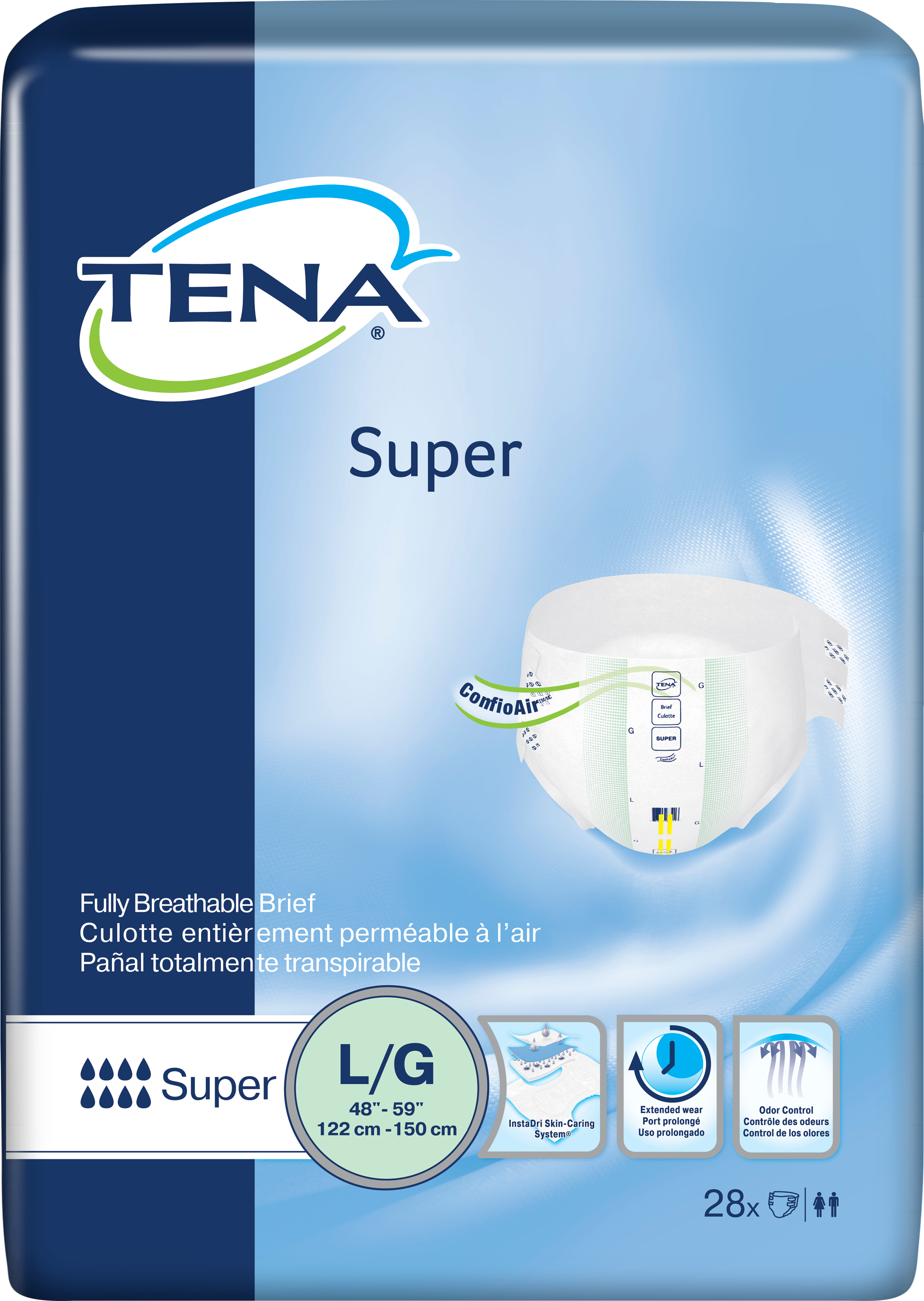 TENA Super Briefs, Large