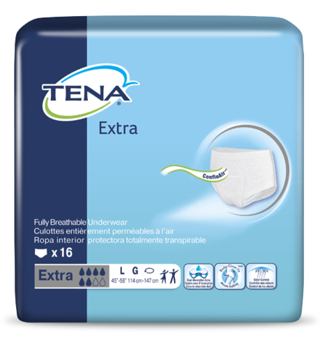 TENA Ultimate Extra Protective Underwear, Small