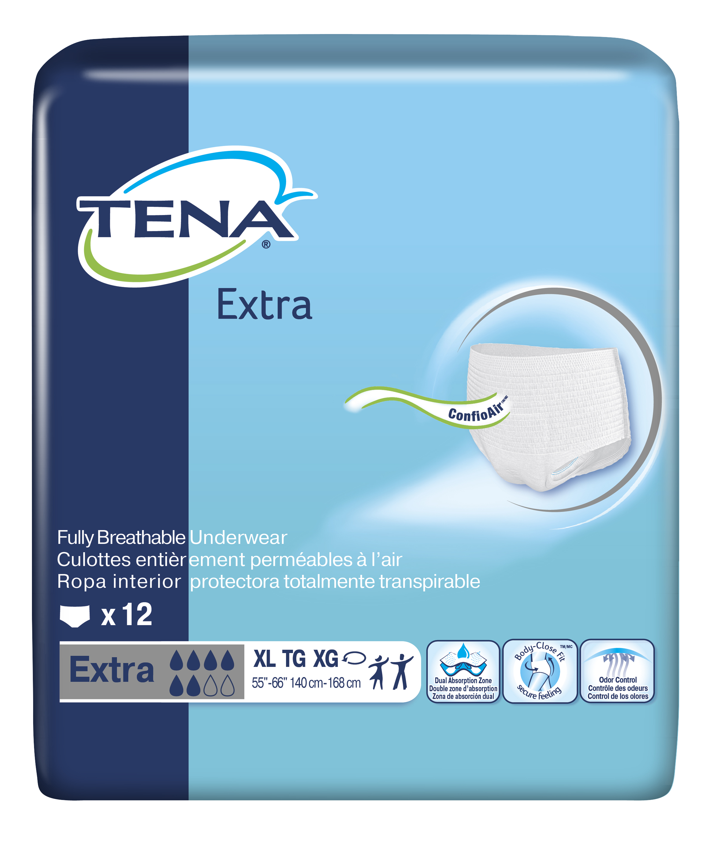 TENA Ultimate Extra Protective Underwear, X-Large