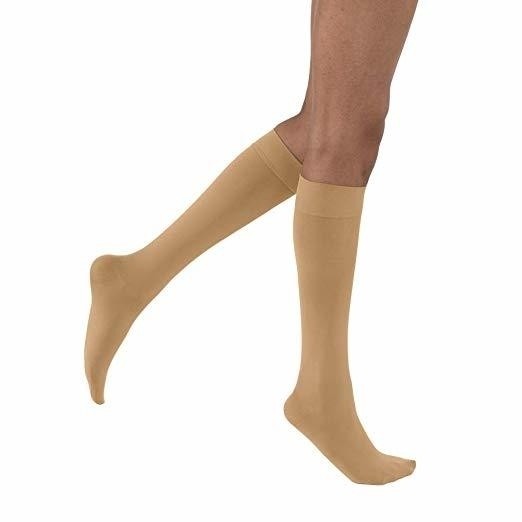 JOBST, Opaque Knee High, SoftFit, 20-30 mmHg, Honey, Small