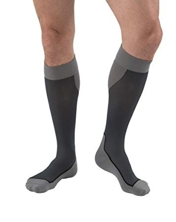 JOBST, Sport Knee High, 20-30 mmHg, Dark Grey, Small