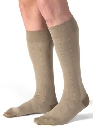JOBST, forMen Knee High, 20-30 mmHg, Khaki, Small
