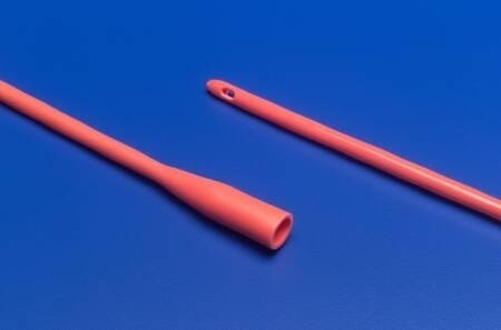 Catheters, Red Rubber Urethral, Coude, 14fr, 16", Dover