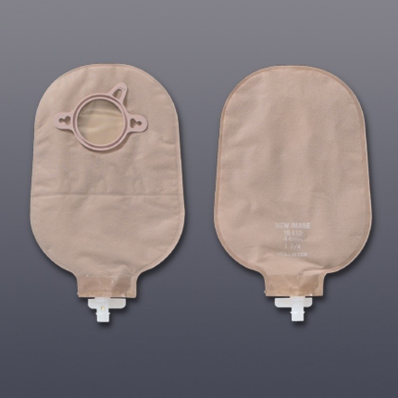 Urostomy-Pouch, Hollister, 9", 1 3/4", Beige