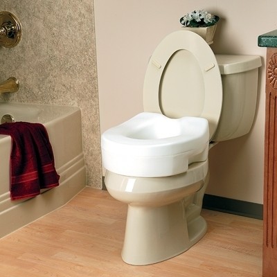 Raised Toilet Seat, Economy, 6"