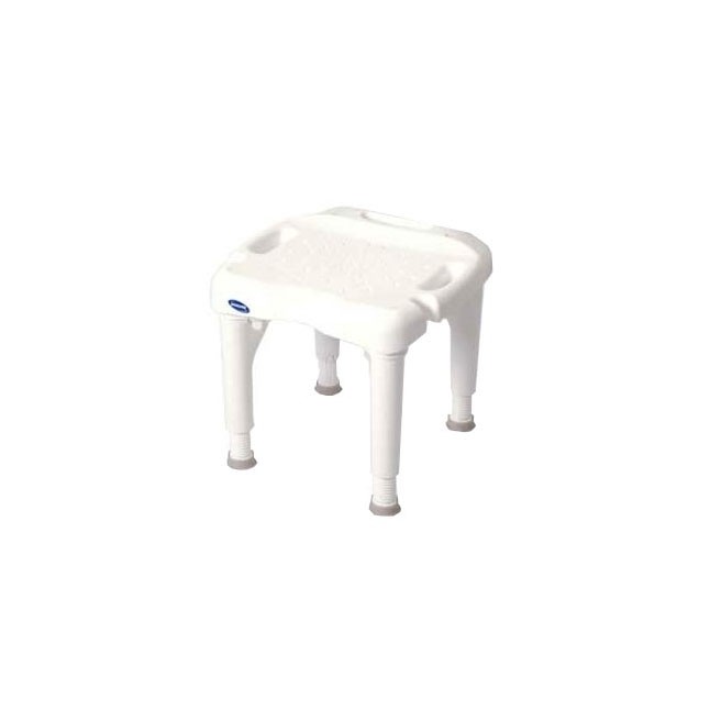 Bath Chair w/o back, Square, Plastic