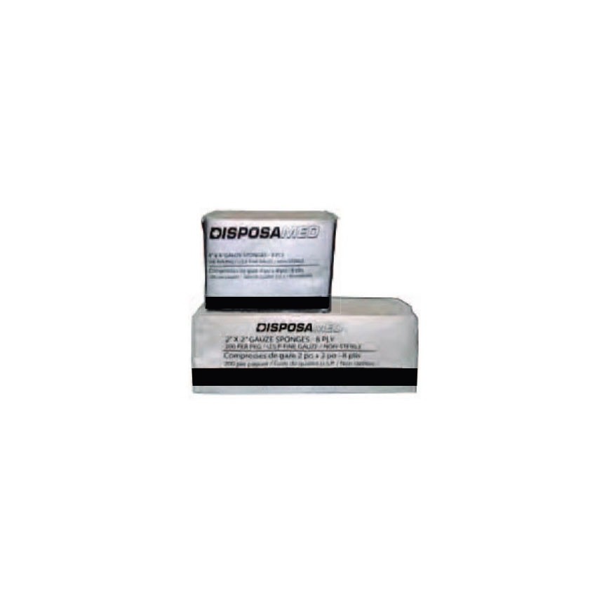 Gauze Sponges, Non-Sterile, 3"X3", 12ply