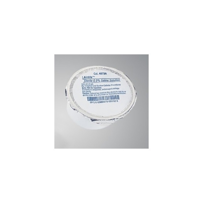 Saline, Sterile, 120 mL bottle