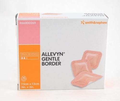 Wound Care, Allevyn Gentle Border, 13"x13"
