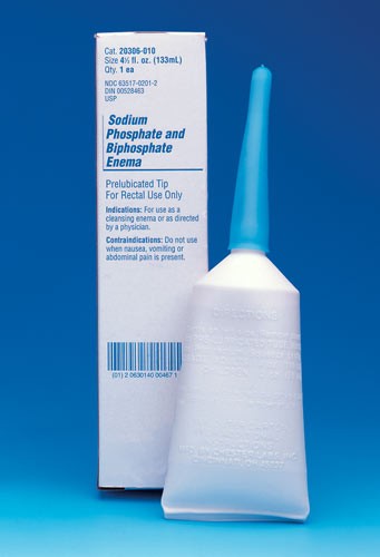 Sodium phosphate, Pre-lubricated tip