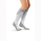JOBST, Sport Knee High, 20-30 mmHg, Light Grey/White, Large