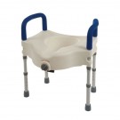 Raised Toilet Seat, 4.5", 600lb Capacity
