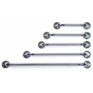 Grab Bar, 16" Knurled, Chrome