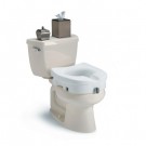 Raised Toilet Seat, Clamp on, 5"