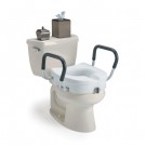 Raised Toilet Seat w/ Arms, Clamp, 5"