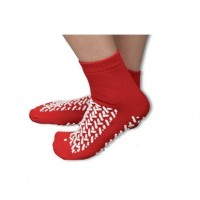 Footwear - Non-Slip Socks 2X-Large - Red