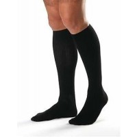 JOBST, Opaque Knee High, SoftFit, 20-30 mmHg, Black, Large