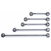 Grab Bar, 24" Knurled, Chrome